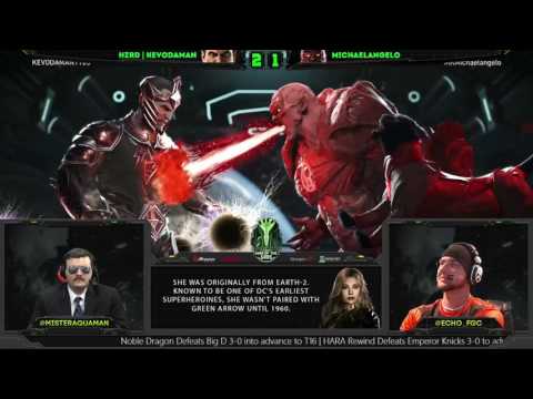 INJUSTICE 2 | MICHAELANGELO VS. KEVODAMAN | TOURNAMENT WOTG