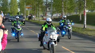 preview picture of video 'VIP Police Escort in Eidsvoll [NO | 5.2014]'