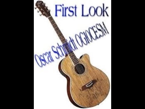 Oscar Schmidt OG10CESM | Concert Acoustic Electric Cutaway. Spalted Maple. New with Full Warranty! image 2
