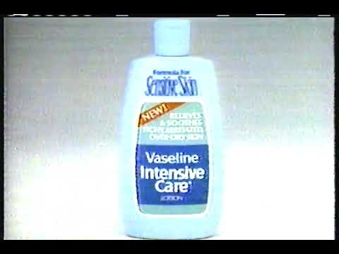 Vaseline intensive care lotion commercial 1988