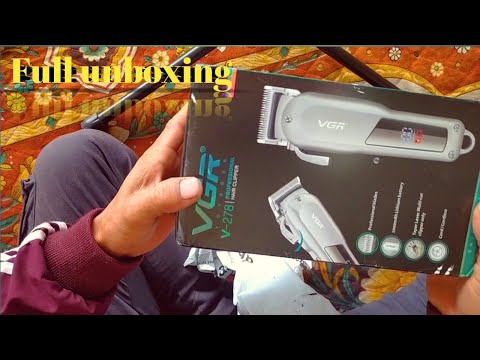 Hair trimmer unboxing || VGR  v-278 || best hair trimmer