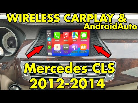 Wireless CarPlay and AndroidAuto in Mercedes CLS 2012 2013 2014 (C218)