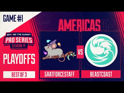 5RATFORCESTAFF vs beastcoast Game 1 - BTS Pro Series 14 AM: Playoffs w/ Kmart & ET