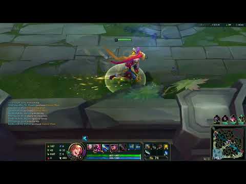 League of Legends # Jinx, Karma vs Draven, Nami(Bot)