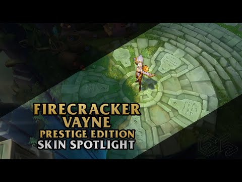 ► Firecracker Vayne Prestige Edition ◀ League of Legends ▂ Skin Spotlight