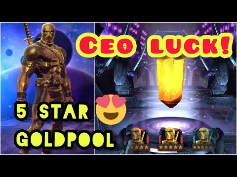 MCOC crystal opening | Hunt for 5* Goldpool | No Foolin' Pools Gold Crystal Opening | Real Luck!😍