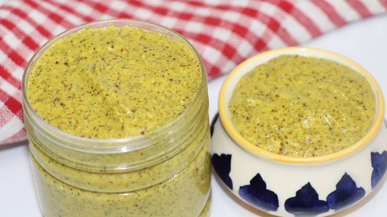 How To Make Kasundi Mustard Sauce | Spicy Mustered Sauce | Yellow mustard sauce