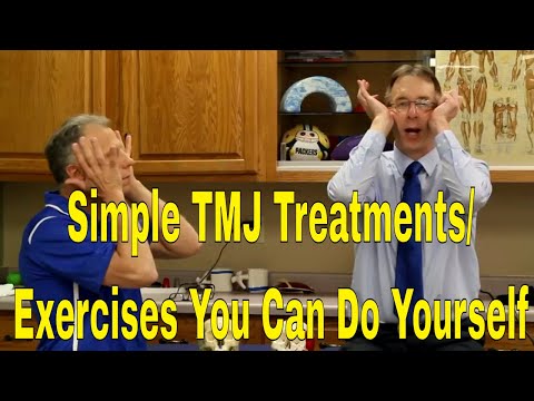 Simple TMJ Treatments/Exercises You Can Do Yourself To Stop Pain/Clicking In Jaw