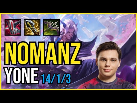 NOMANZ - YONE vs AURELION SOL Mid - EUW Grandmaster - Patch 11.4