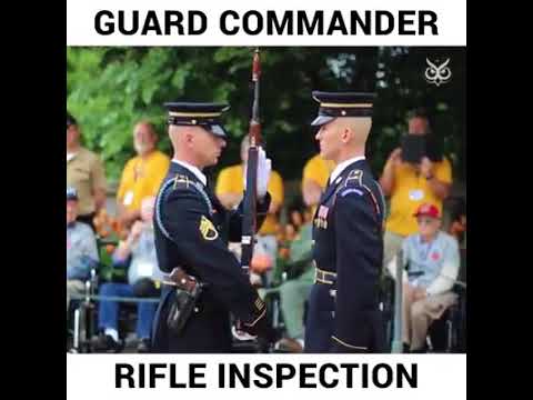 Rifle Inspection by Guard Commander