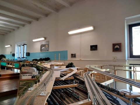 Il meraviglioso plastico dell'Associazione Mastodonte dei Giovi a Ronco Scrivia (GE)