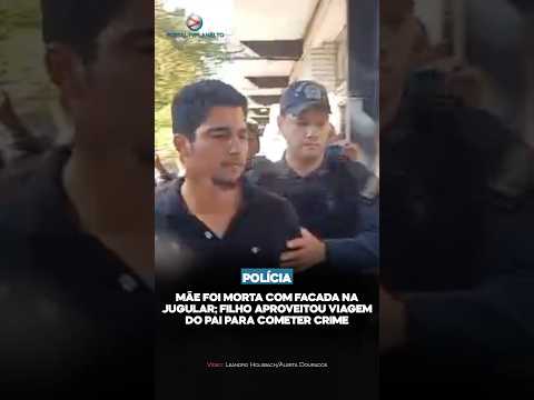 Polícia localiza e prende filho que matou a própria mãe, em Glória de Dourados.