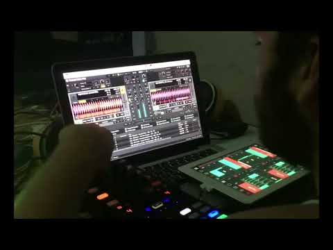 Mixing Psy-Trance with Conductr(iPad) and x1 Mk2