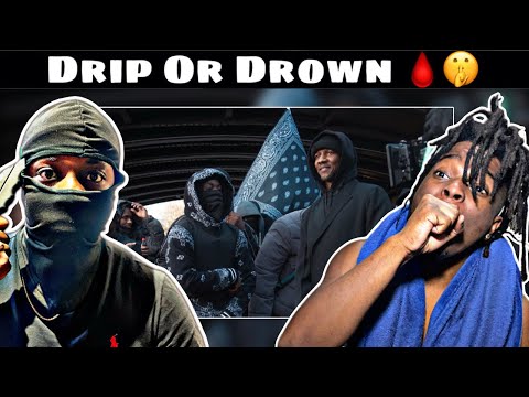 American Reaction To Kwengface x Giggs - Water (Official Music Video)