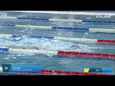 Finale dei 100 Rana  Assoluti Femmine Agonisti - 18 Memorial  Chiara Giavi