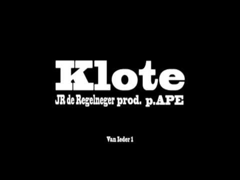 JR de Regelneger "Klote" prod p.APE