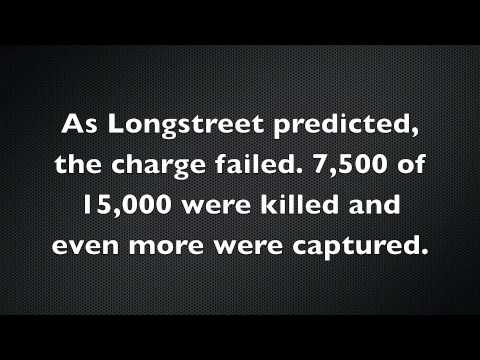Pickett's Charge, Third day of Gettysburg, July 3, 1863-Appomattox, Virginia