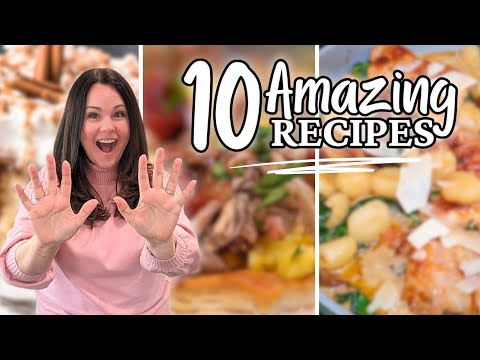 10 EASY DINNERS You SHOULD MAKE This Year | Our FAVORITE Recipes