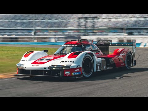 Thumbnail for Porsche 963 LMDh Prototypes Testing At Daytona 2023 - Cadillac GTP Testing At Daytona by Porsche 963