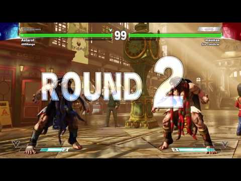 STREET FIGHTER V BETA2 Necalli (Astarot) vs Necalli (maumas)