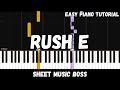 Rush E Easy Piano Tutorial