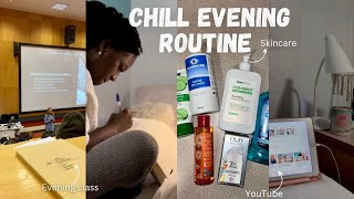 My Chill Evening routine as a Graduate student 🌇.