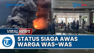 KONDISI Pasca Gunung Ruang Erupsi: Diguyur Hujan Batu, Penerbangan Ditutup hingga Potensi Tsunami