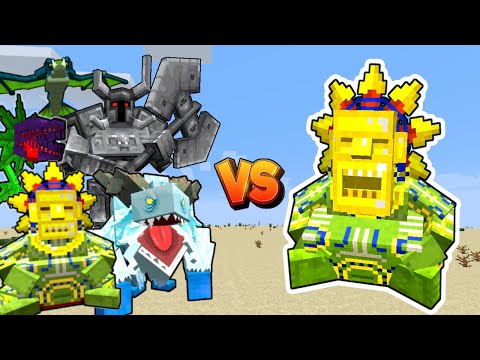 Barako The Sun Chief Vs Mowzie's Mobs in Minecraft