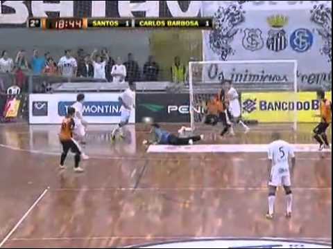 Santos Fc 7 3x2 6 - Carlos Barbosa Final da Liga Nacional de Futsal 22 11 2011