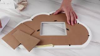 Baby Shower Guest Book Alternative - Cloud Frame | Kate Aspen