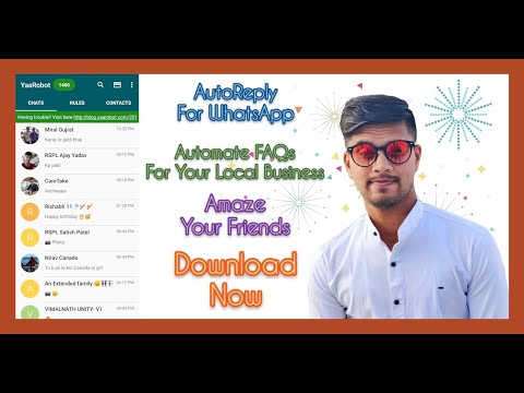 YaaRobot - Auto Reply for WA video thumbnail
