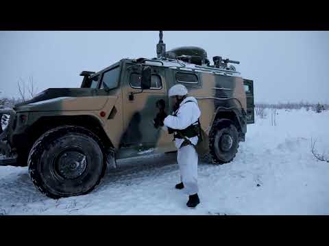 Tropas siberia  centro de comunicação de vídeo no Extremo Norte e no Ártico