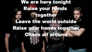 Tokio Hotel - Raise Your Hands Lyrics