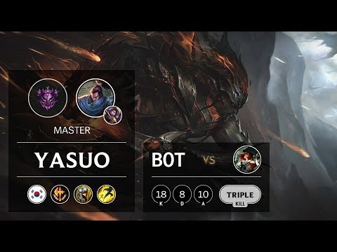 Yasuo Bot vs Miss Fortune - KR Master Patch 9.24