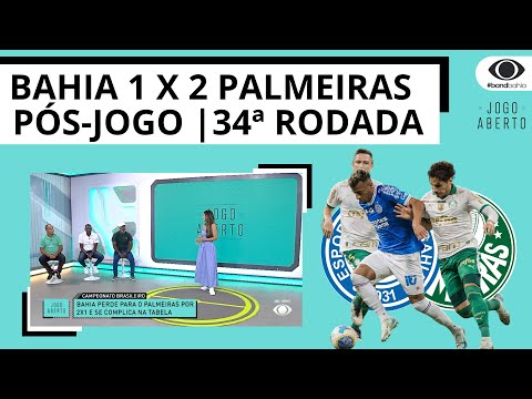 BAHIA 1 X 2 PALMEIRAS - TRICOLOR PERDE PARA O PALMEIRAS E SE COMPLICA NA TABELA