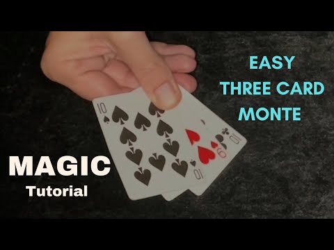Magic Card Trick Tutorial - Easy Three Card Monte