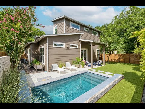Brentwood Neighborhood Austin, TX For Sale + Salt Water Plunge Pool