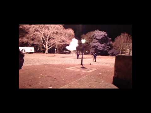 Kugelbomben in Striesen.