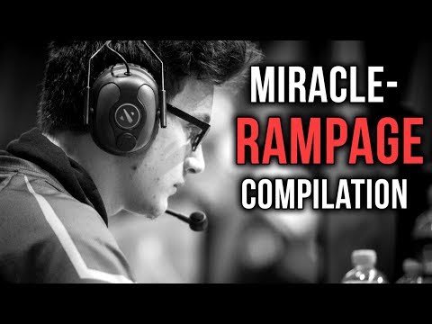 Miracle- EPIC Rampage Gameplay Compilation - Dota 2