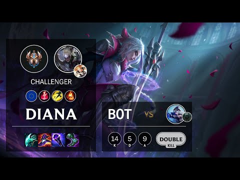 Diana Bot vs Ashe - EUW Challenger Patch 11.6