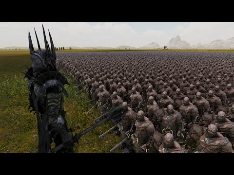 LORD OF THE RINGS SAURON VS ORCS  - ULTIMATE EPIC BATTLE SIMULATOR 2 - UEBS