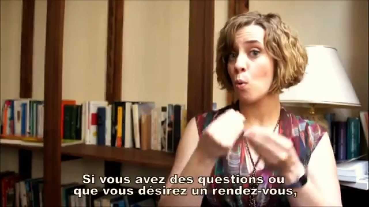 Watch video Présentation accueil thérapeutique en LSF Présentation accueil thérapeutique en LSF