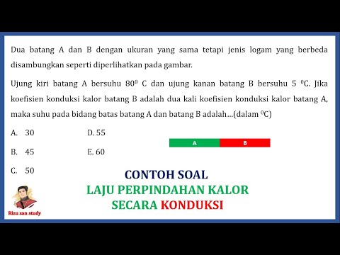 Bahas Soal Fisika Laju Perpindahan Kalor Secara KONDUKSI (Bagian 1)