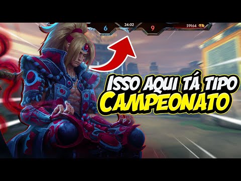 PARTIDA TIPO CAMPEONATO! TSUKUYOMI JUNGLER - ⚡ Smite BR GM Ranked Conquista