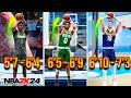 BEST JUMPSHOTS for EVERY HEIGHT + THREE POINT RATING in NBA 2K24 SEASON 7!