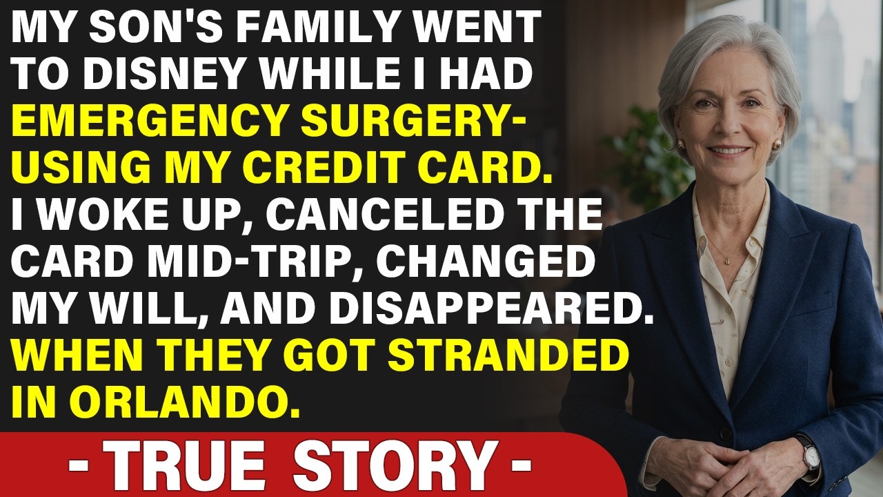 HER TRUE STORY FROM FLORIDA. They Stole Her Card for Disney So She Canceled It Mid-Trip And