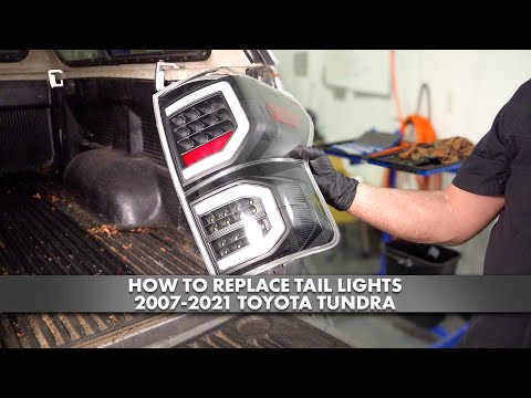How to Replace Tail Lights 2007-2021 Toyota Tundra