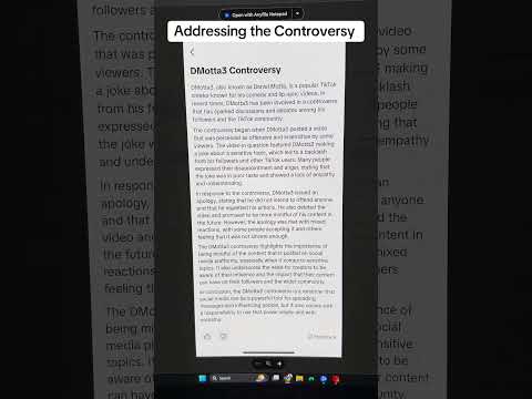 FINALLY Addressing the Backlash