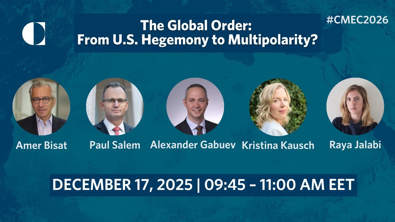 The Global Order: From U.S. Hegemony to Multipolarity?
