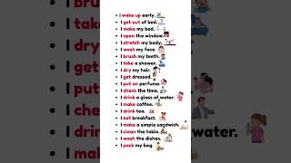 Real Life English | Daily “I” Routine Sentences 🏠